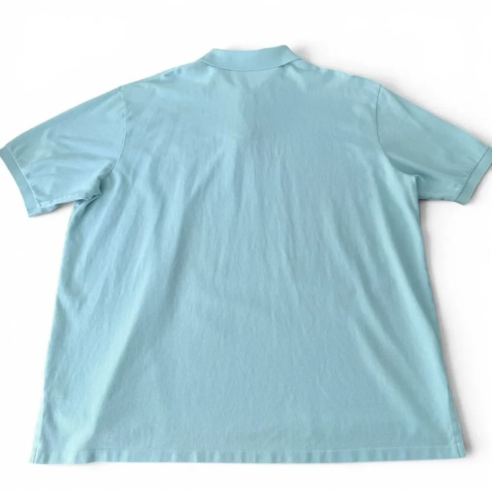 Polo Ralph Lauren Polo Shirt Men 3XLT Tall Blue Teal Big Tall Cotton Golf Pony